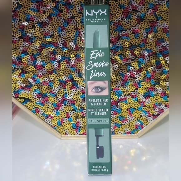 🟠 4 for $25 🟠 NYX PROFESSIONAL MAKEUP EPIC SMOKE LINER IN SAGE SPARKS - Picture 12 of 14